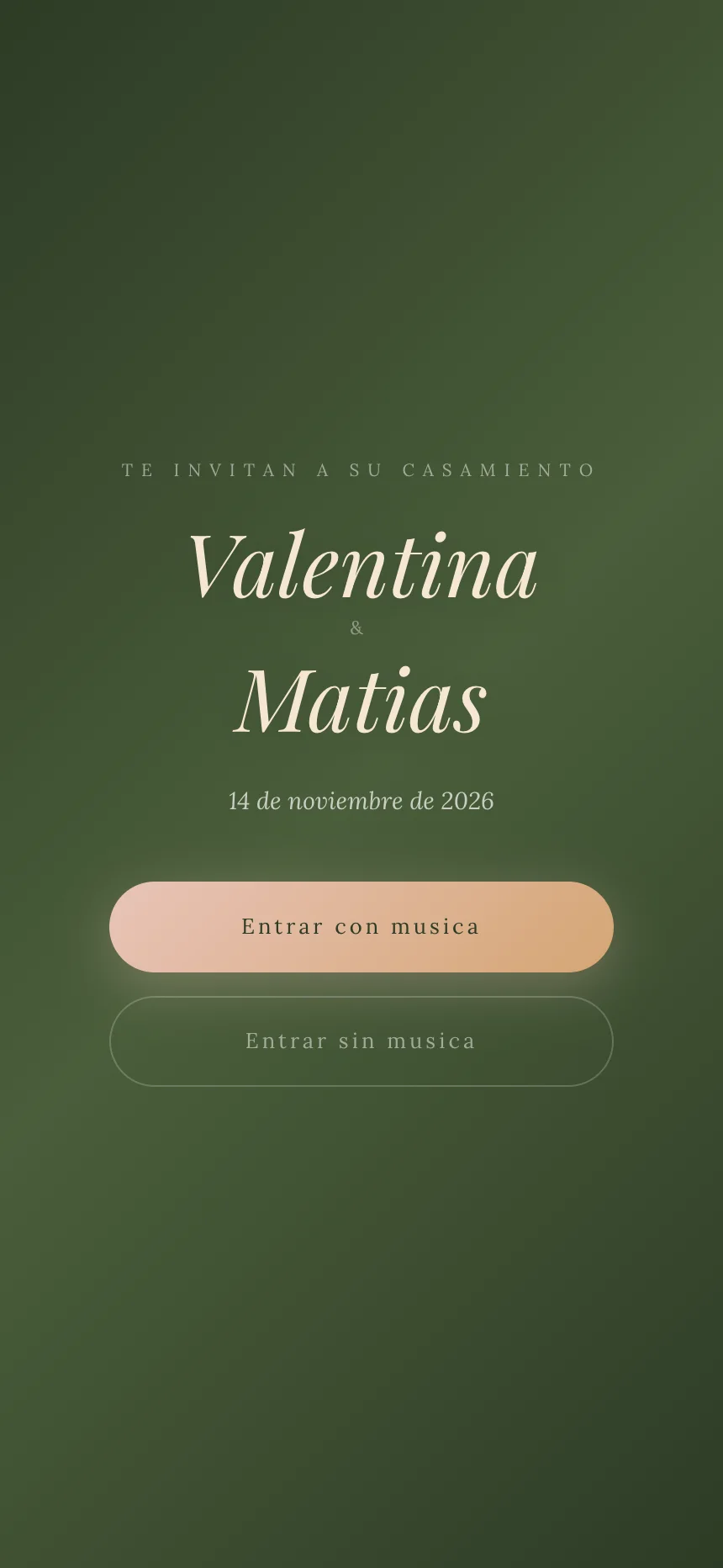 Invitación digital Botanical Elegant