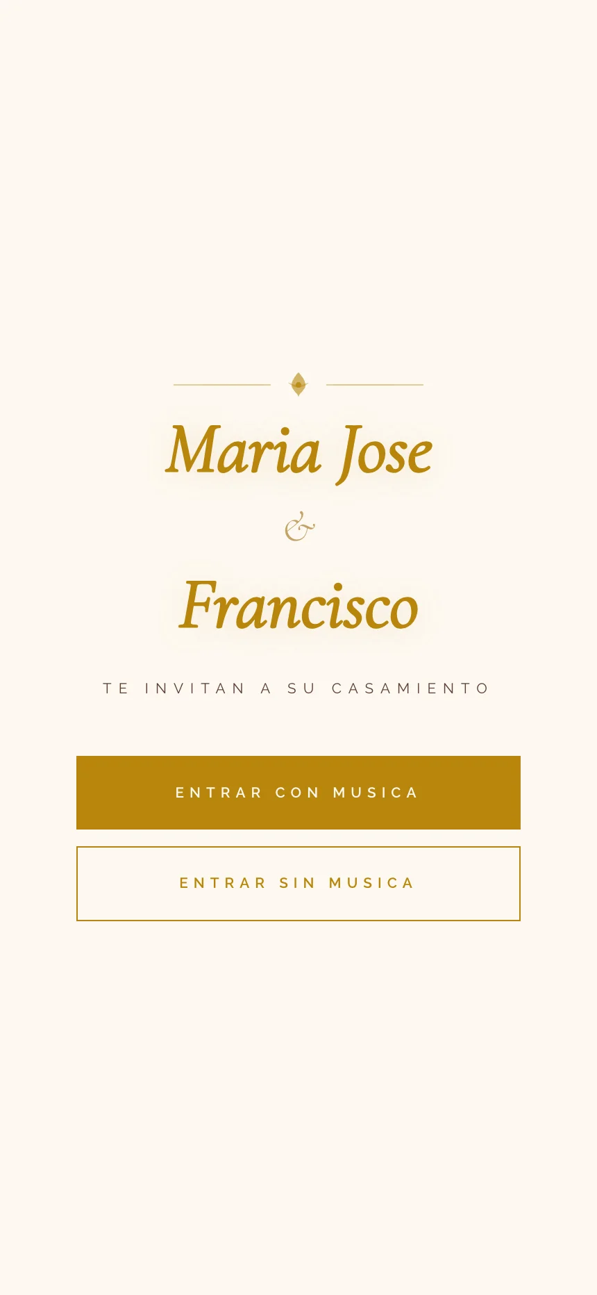 Invitación digital Clasica